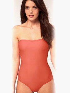 Maillot de bain 1 piece mode creusé unicolore pour femme