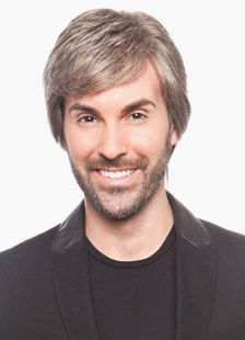 Perruque doré claireen 12 inches dégradé