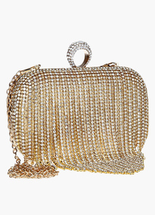 Beau sac à main de marié or