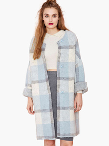 Attrayant manteau en acrylique écossais