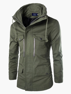 Veste belle en coton unicolore