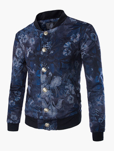 Veste charmante coton mélangé imprimé fleuri