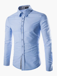 Chemise en coton manches longues