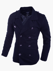 Manteau charmant masculin coton mélangé