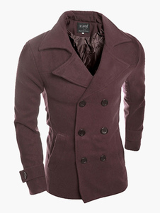 Manteau confortable coton mélangé