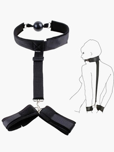 Toussaint Cosplay Menottes attachées ensemble Gag collier