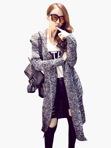 Adorable manteau en coton gris foncé