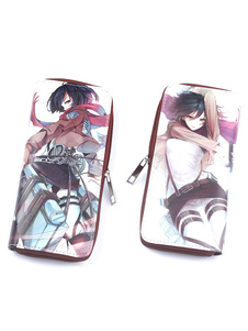 Attaque sur Titan Mikasa Ackerman Cosplay Wallet