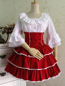 Chemisier lolita en chiffon