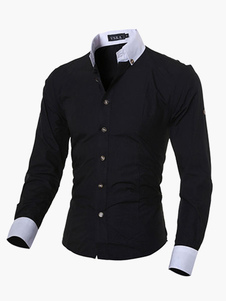 Chemise coton manches longues