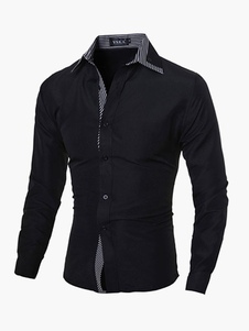 Chemise coton manches longues