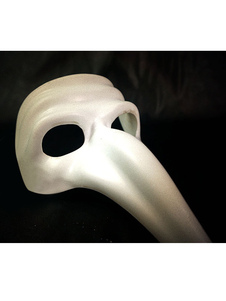 Blanc les accessoires de Costume masque médecin de peste