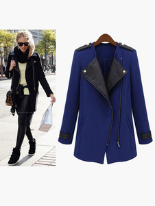 Magnétique manteau coupe asymétrique