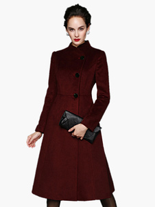 Attrayant manteau col montant