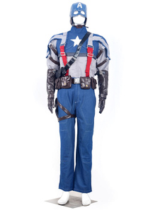 Captain America Steven Toussaint Cosplay Costume Simple Type