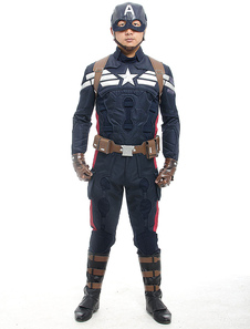 Captain America Steven Rogers Cosplay Costume Marvel's The Avengers Toussaint Cosplay Costume
