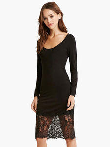 Mini robe dentelle noir moulant dentelle