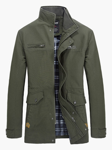 Manteau confortable en coton en acétate