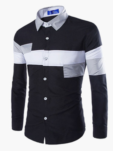 Chemise en coton manches longues