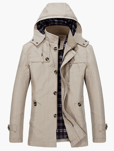 Manteau classique masculin en coton