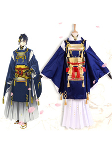 Toussaint Cosplay Costume Mikazuki Munechika Satin Toukenranbu