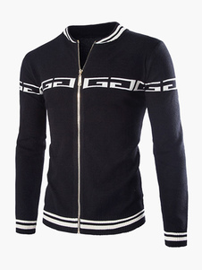 Cardigan chic homme business coton multicolore moulant