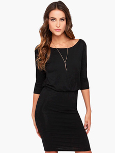 Fascinante mini robe unicolore