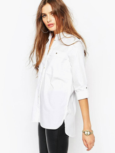 Blouse mode blanc