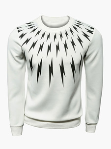 Sweat classique imprimé géométrique