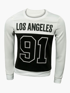 Sweat classique imprimé lettres