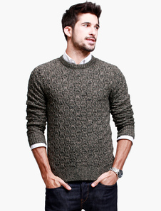 Pull parfait coton gris à enveloppe moulant