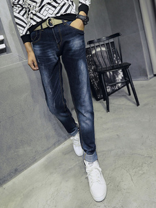 Jean Slim en denim bleu