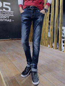 Jean chic Slim en denim bleu