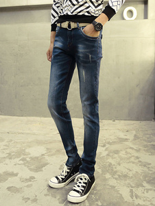 Jean Slim en denim bleu