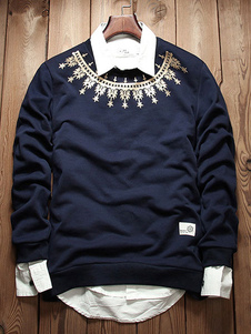 Sweat populaire en coton imprimé lettres