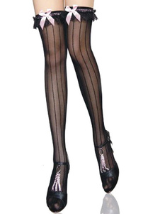 Chaussettes dentelle avec Bow mignon