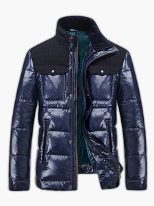 Vers le bas veste avec Casual hommes poches