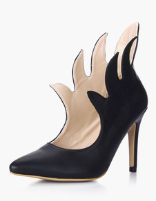 Chaussures sexy à talons noires à talons aigus