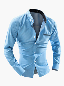 Chemise coton multicolore manches longues