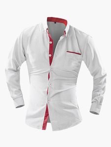 Chemise casual coton multicolore manches longues