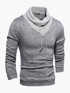 Pull confortable coton unicolore moulant col bénitier