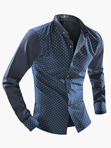 Chemise coton multicolore manches longues