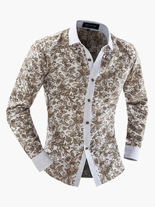 Chemise coton multicolore multicolore manches longues