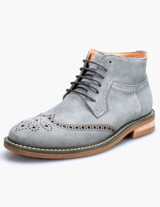 Bottes modernes homme en peau de vache