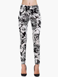 Attrayant caleçon féminin multicolore casual imprimé fleuri