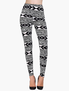 Fascinants leggings féminins casual multicolores impression