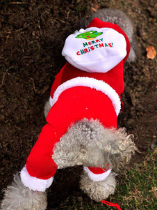 Costume de Noël des animaux de compagnie à capuchon