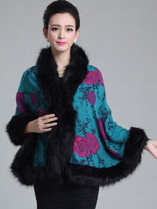 Chic Manteau femme impression surdimensionné col V