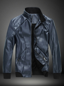 Veste homme en rayonne col montant