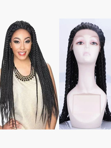 Perruque de cheveux humains pour femme noire